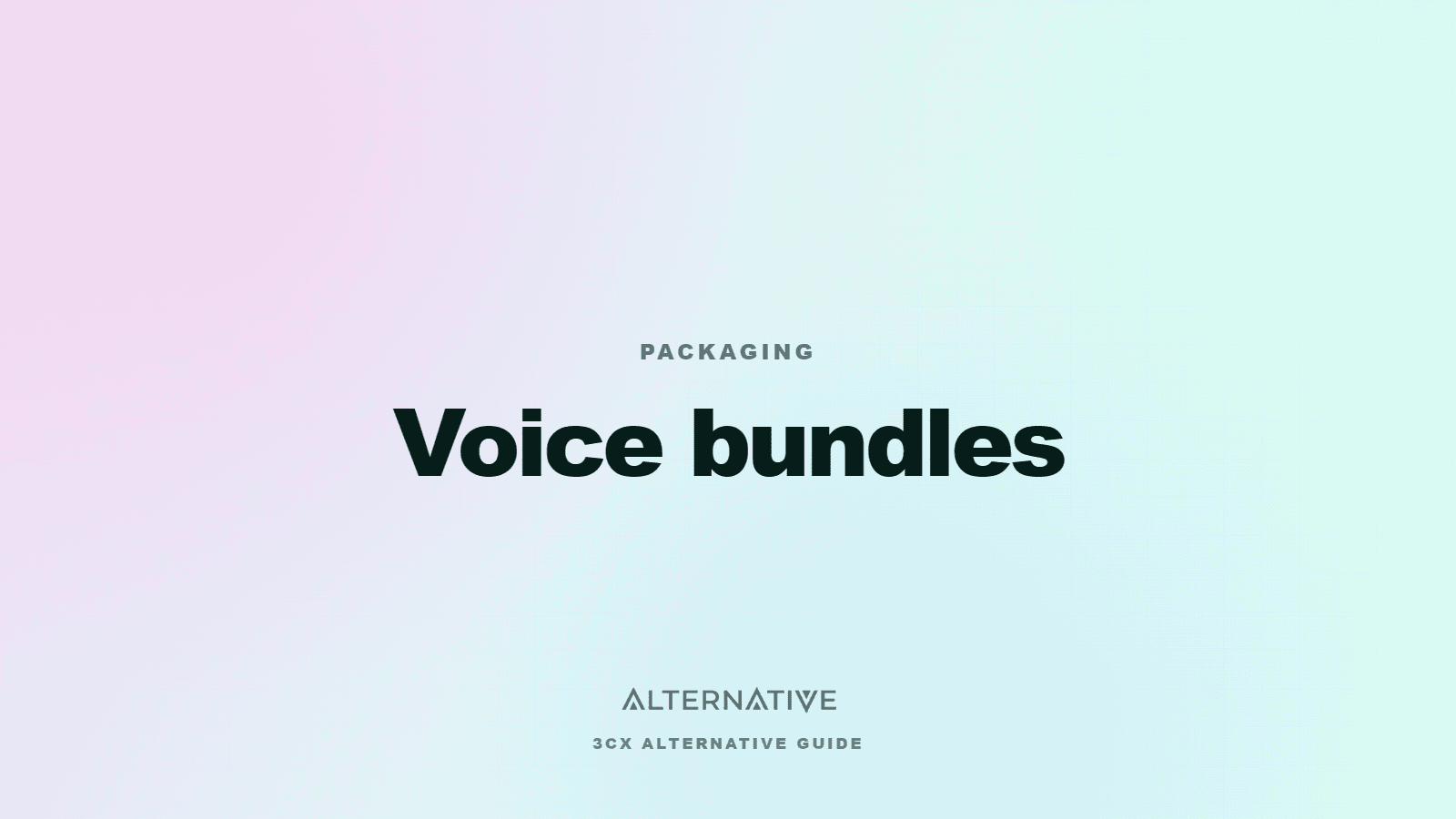 How to bundle handsets, licensing, SIP trunks, and support