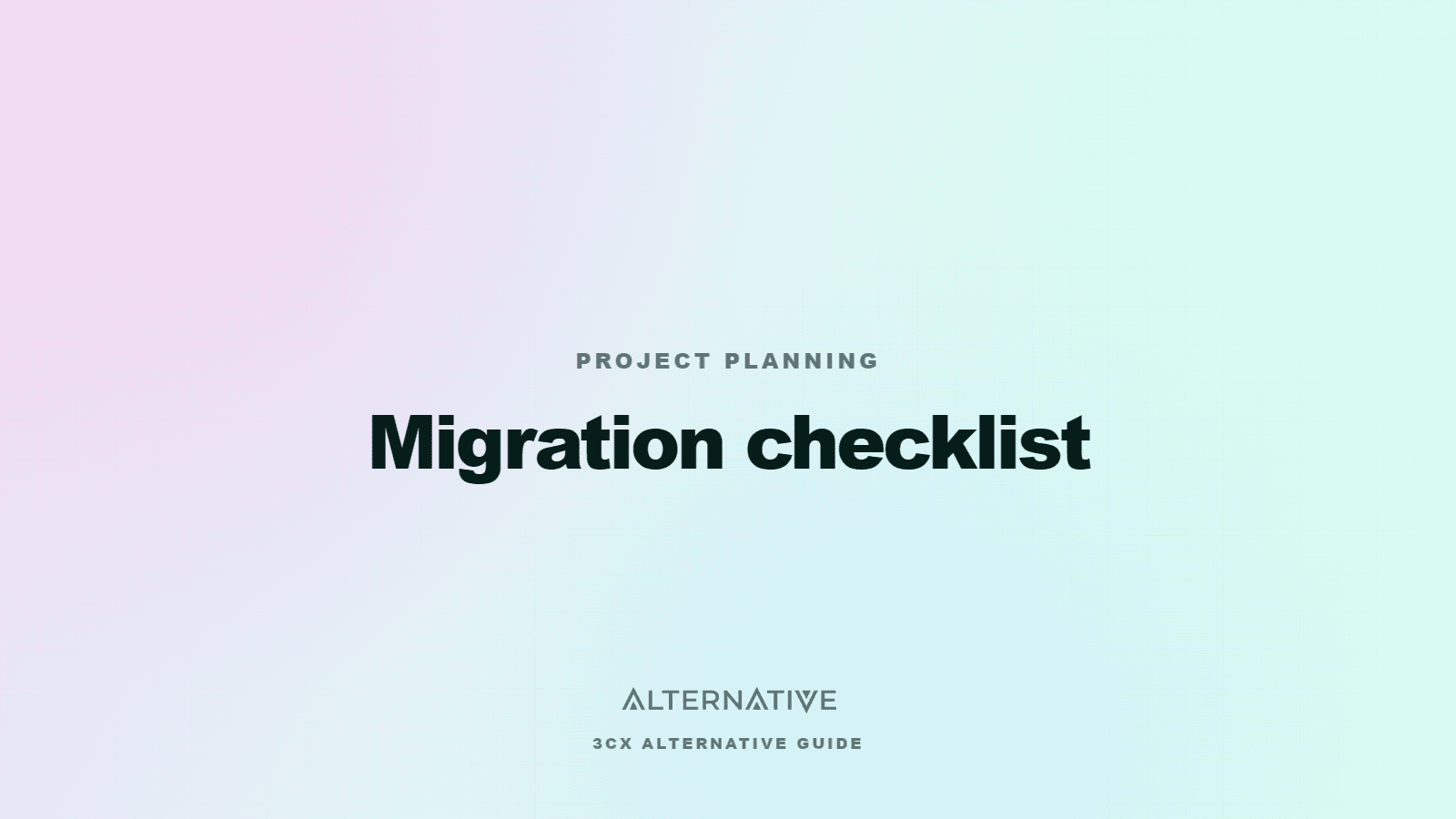 Business phone system migration checklist